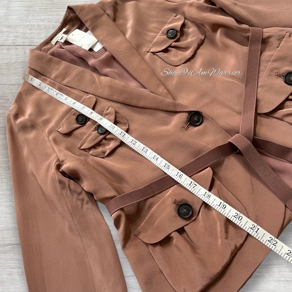 J.Crew NWT RARE silk belted utility jacket *shop@iamwarrior - Picture 7 of 11